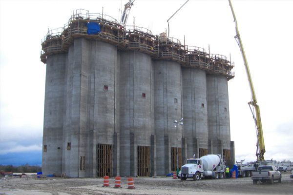 construct cement tempering silo