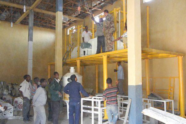 making flour mill installation plan