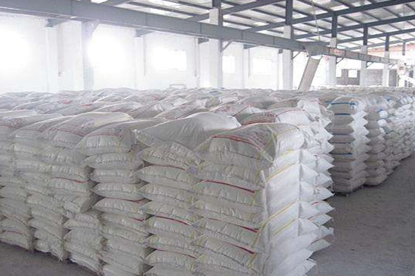 wheat flour in bags