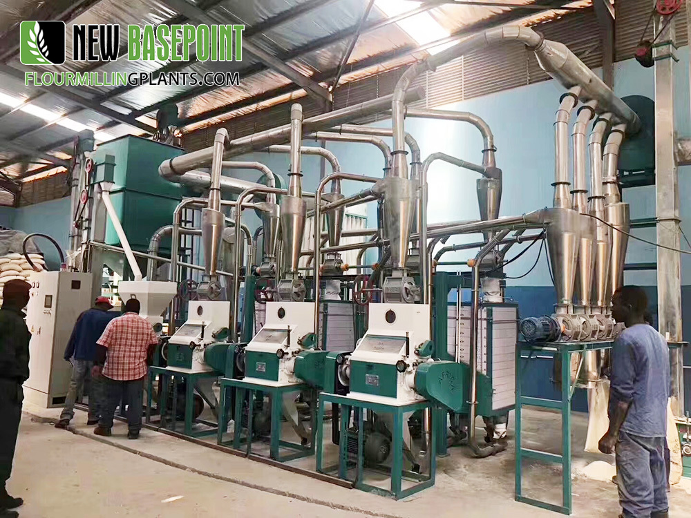 15T maize flour milling machine in Kenya