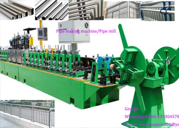 Stainless steel pipe making machine